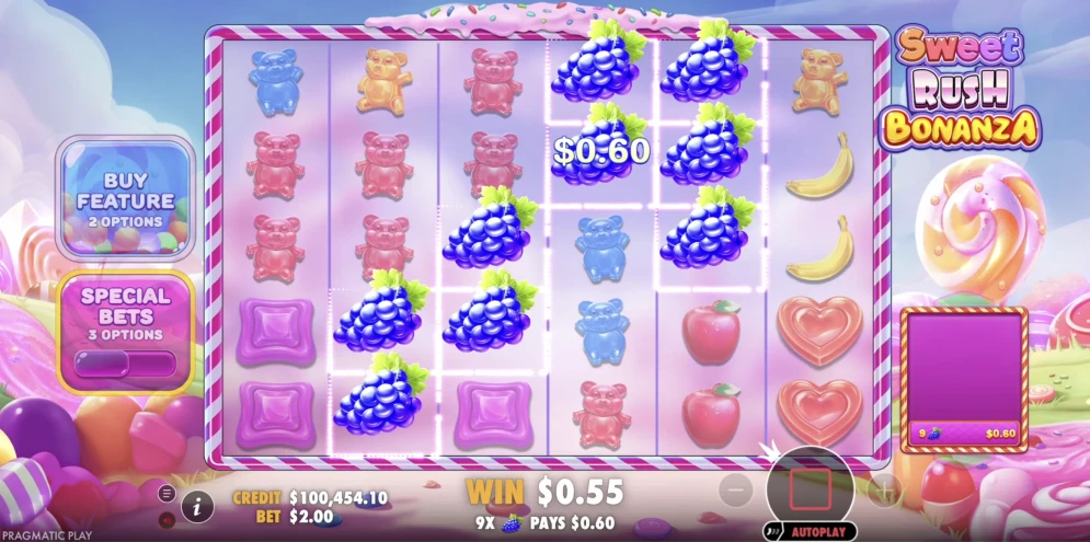 Sweet Rush Bonanza demo